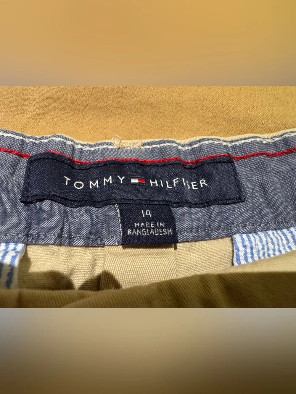 Tommy Hilfiger Cream Shorts - Picture 3 of 4